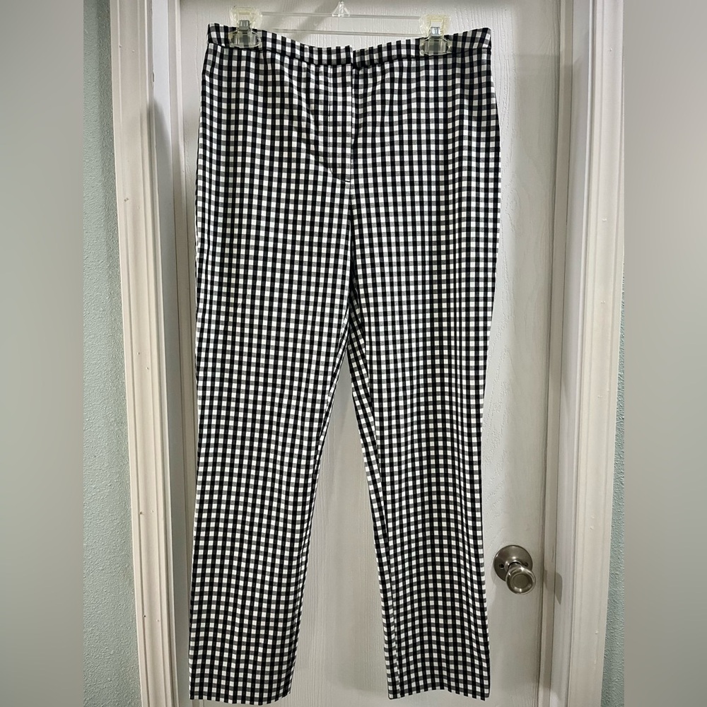 Women’s Black and White Checkered Pants